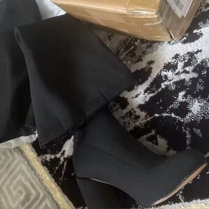 Stylish Plaid Over-the-Knee Boots